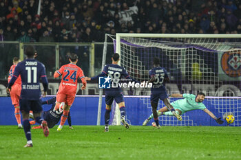 2024-01-14 - Udinese's Sandri Lovric scores the goal of 0-1 - ACF FIORENTINA VS UDINESE CALCIO - ITALIAN SERIE A - SOCCER