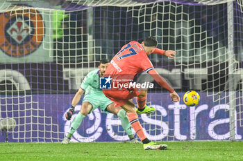 2024-01-14 - Udinese's Lorenzo Lucca shots on goal - ACF FIORENTINA VS UDINESE CALCIO - ITALIAN SERIE A - SOCCER