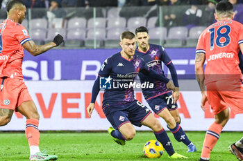 2024-01-14 - Fiorentina's Lucas Beltran in action - ACF FIORENTINA VS UDINESE CALCIO - ITALIAN SERIE A - SOCCER