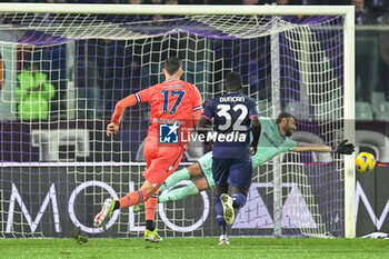 2024-01-14 - Fiorentina's Pietro Terracciano saves a goal - ACF FIORENTINA VS UDINESE CALCIO - ITALIAN SERIE A - SOCCER