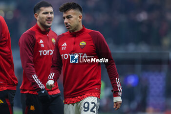 2024-01-14 - Stephan El Shaarawy of AS Roma looks on during Serie A 2023/24 football match between AC Milan and AS Roma at San Siro Stadium, Milan, Italy on January 14, 2024 - AC MILAN VS AS ROMA - ITALIAN SERIE A - SOCCER