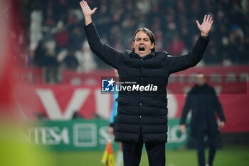 2024-01-13 - The head coach Simone Inzaghi (FC Inter) - AC MONZA VS INTER - FC INTERNAZIONALE - ITALIAN SERIE A - SOCCER