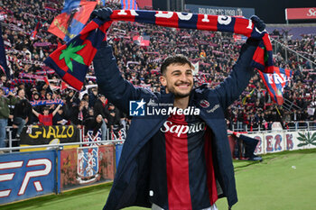 2024-02-14 - Bologna FC's forward Riccardo Orsolini celebrates the victory - BOLOGNA FC VS ACF FIORENTINA - ITALIAN SERIE A - SOCCER