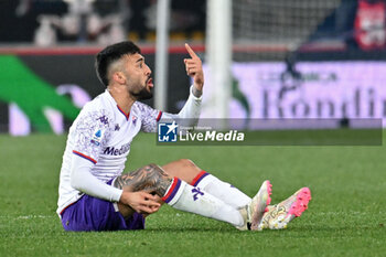 2024-02-14 - ACF Fiorentina's forward Nicolas Gonzalez reacts - BOLOGNA FC VS ACF FIORENTINA - ITALIAN SERIE A - SOCCER