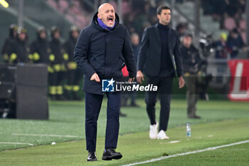 2024-02-14 - ACF Fiorentina's coach Vincenzo Italiano - BOLOGNA FC VS ACF FIORENTINA - ITALIAN SERIE A - SOCCER