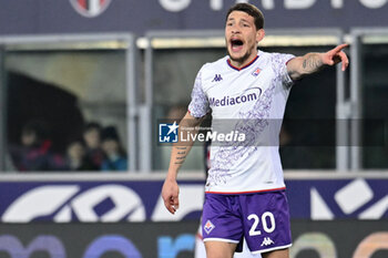 2024-02-14 - ACF Fiorentina's forward Andrea Belotti reacts - BOLOGNA FC VS ACF FIORENTINA - ITALIAN SERIE A - SOCCER