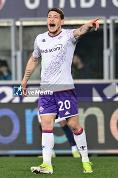 2024-02-14 - ACF Fiorentina's forward Andrea Belotti reacts - BOLOGNA FC VS ACF FIORENTINA - ITALIAN SERIE A - SOCCER