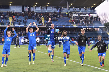 2024-01-21 - Empoli FC's players celebrate the victory - EMPOLI FC VS AC MONZA - ITALIAN SERIE A - SOCCER