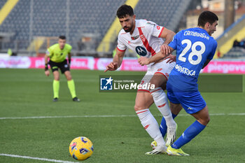 2024-01-21 - AC Monza's defender Pablo Mari against Empoli FC's forward Nicolo Cambiaghi - EMPOLI FC VS AC MONZA - ITALIAN SERIE A - SOCCER