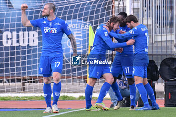 2024-01-21 - Empoli FC's players celebrate after a goal - EMPOLI FC VS AC MONZA - ITALIAN SERIE A - SOCCER