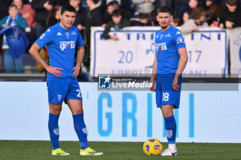 2024-01-21 - Empoli FC's forward Nicolo Cambiaghi and Empoli FC's midfielder Razvan Marin - EMPOLI FC VS AC MONZA - ITALIAN SERIE A - SOCCER