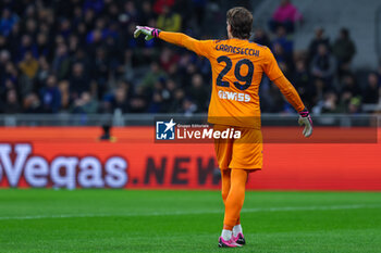 2024-02-28 - Marco Carnesecchi of Atalanta BC seen in action during Serie A 2023/24 football match between FC Internazionale and Atalanta BC at Giuseppe Meazza Stadium, Milan, Italy on February 28, 2024 - INTER - FC INTERNAZIONALE VS ATALANTA BC - ITALIAN SERIE A - SOCCER