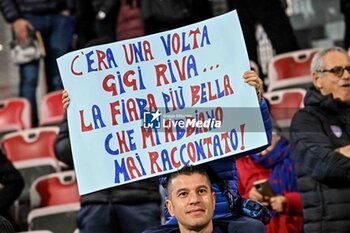 2024-01-26 - Cartello Bimbo Gigi Riva - CAGLIARI CALCIO VS TORINO FC - ITALIAN SERIE A - SOCCER