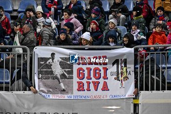 2024-01-26 - Cartelli e striscioni Gigi Riva - CAGLIARI CALCIO VS TORINO FC - ITALIAN SERIE A - SOCCER