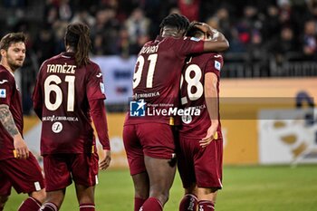 2024-01-26 - Samuele Ricci of Torino FC Esultanza, Joy After scoring goal, Duvan Zapata of Torino FC - CAGLIARI CALCIO VS TORINO FC - ITALIAN SERIE A - SOCCER