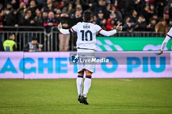 2024-01-26 - Nicolas Viola of Cagliari Calcio, Esultanza, Joy After scoring goal, - CAGLIARI CALCIO VS TORINO FC - ITALIAN SERIE A - SOCCER