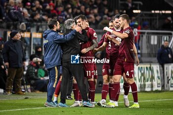 2024-01-26 - Pietro Pellegri of Torino FC, Esultanza, Joy After scoring goal, Ivan Juric Mister of Torino FC - CAGLIARI CALCIO VS TORINO FC - ITALIAN SERIE A - SOCCER