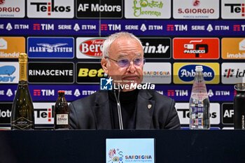 2024-01-26 - Claudio Ranieri Mister of Cagliari Calcio, Conferenza Stampa, Press Conference - CAGLIARI CALCIO VS TORINO FC - ITALIAN SERIE A - SOCCER