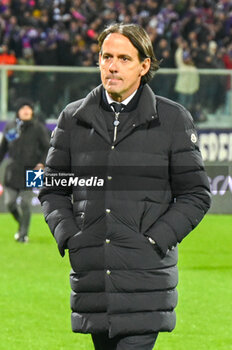 2024-01-28 - Head Coach Simone Inzaghi (Inter) - ACF FIORENTINA VS INTER - FC INTERNAZIONALE - ITALIAN SERIE A - SOCCER