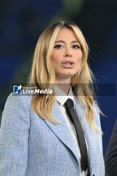 2024-01-28 - Diletta Leotta during the Italian Football Championship League A 2023/2024 match between SS Lazio vs SSC Napoli  at the Olimpic Stadium in Rome on 28 January 2024. - SS LAZIO VS SSC NAPOLI - ITALIAN SERIE A - SOCCER