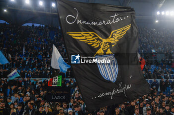 2024-01-28 - SS Lazio supporters during the Italian Football Championship League A 2023/2024 match between SS Lazio vs SSC Napoli  at the Olimpic Stadium in Rome on 28 January 2024. - SS LAZIO VS SSC NAPOLI - ITALIAN SERIE A - SOCCER