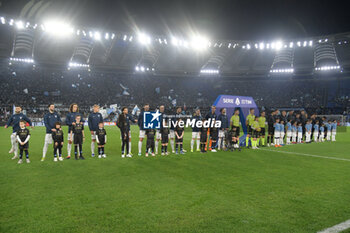 2024-01-28 - Line up during the Italian Football Championship League A 2023/2024 match between SS Lazio vs SSC Napoli  at the Olimpic Stadium in Rome on 28 January 2024. - SS LAZIO VS SSC NAPOLI - ITALIAN SERIE A - SOCCER