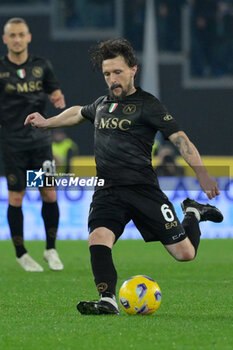 2024-01-28 - Mario Rui (SSC Napoli);  during the Italian Football Championship League A 2023/2024 match between SS Lazio vs SSC Napoli  at the Olimpic Stadium in Rome on 28 January 2024. - SS LAZIO VS SSC NAPOLI - ITALIAN SERIE A - SOCCER