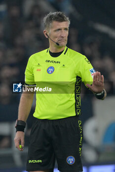 2024-01-28 - Daniele Orsato referee during the Italian Football Championship League A 2023/2024 match between SS Lazio vs SSC Napoli  at the Olimpic Stadium in Rome on 28 January 2024. - SS LAZIO VS SSC NAPOLI - ITALIAN SERIE A - SOCCER