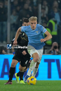 2024-01-28 - Gustav Isaksen (SS Lazio);  during the Italian Football Championship League A 2023/2024 match between SS Lazio vs SSC Napoli  at the Olimpic Stadium in Rome on 28 January 2024. - SS LAZIO VS SSC NAPOLI - ITALIAN SERIE A - SOCCER
