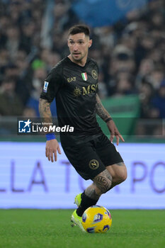 2024-01-28 - Matteo Politano (SSC Napoli);  during the Italian Football Championship League A 2023/2024 match between SS Lazio vs SSC Napoli  at the Olimpic Stadium in Rome on 28 January 2024. - SS LAZIO VS SSC NAPOLI - ITALIAN SERIE A - SOCCER