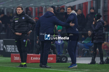 2024-01-27 - Thiago Motta Head Coach of Bologna FC reacts after red card during Serie A 2023/24 football match between AC Milan and Bologna FC at San Siro Stadium, Milan, Italy on January 27, 2024 - AC MILAN VS BOLOGNA FC - ITALIAN SERIE A - SOCCER