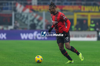 2024-01-27 - Rafael Leao of AC Milan seen in action during Serie A 2023/24 football match between AC Milan and Bologna FC at San Siro Stadium, Milan, Italy on January 27, 2024 - AC MILAN VS BOLOGNA FC - ITALIAN SERIE A - SOCCER