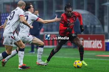 2024-01-27 - Rafael Leao of AC Milan seen in action during Serie A 2023/24 football match between AC Milan and Bologna FC at San Siro Stadium, Milan, Italy on January 27, 2024 - AC MILAN VS BOLOGNA FC - ITALIAN SERIE A - SOCCER