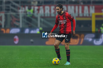 2024-01-27 - Yacine Adli of AC Milan seen in action during Serie A 2023/24 football match between AC Milan and Bologna FC at San Siro Stadium, Milan, Italy on January 27, 2024 - AC MILAN VS BOLOGNA FC - ITALIAN SERIE A - SOCCER