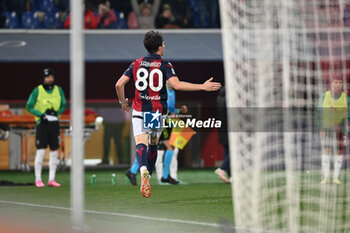 2024-02-03 - Giovanni Fabbian (Bologna Fc) celebrating his goal - BOLOGNA FC VS US SASSUOLO - ITALIAN SERIE A - SOCCER