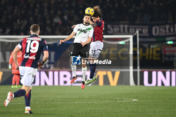 2024-02-03 - Riccardo Calafiori (Bologna Fc) head kick - BOLOGNA FC VS US SASSUOLO - ITALIAN SERIE A - SOCCER