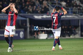 2024-02-03 - Riccardo Orsolini (Bologna Fc) and Giovanni Fabbian (Bologna Fc) disappointed after a good chance - BOLOGNA FC VS US SASSUOLO - ITALIAN SERIE A - SOCCER