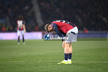 2024-02-03 - Alexis Saelemaekers (Bologna Fc) disappointed after a good chance - BOLOGNA FC VS US SASSUOLO - ITALIAN SERIE A - SOCCER