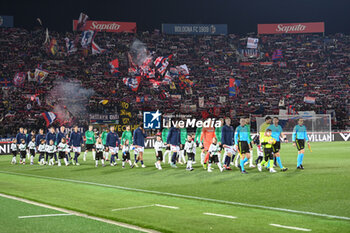 2024-02-03 - Team enter into the game pitch - BOLOGNA FC VS US SASSUOLO - ITALIAN SERIE A - SOCCER