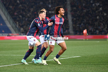 2024-02-03 - joshua Zirkzee(Bologna Fc) celebrating his goal - BOLOGNA FC VS US SASSUOLO - ITALIAN SERIE A - SOCCER