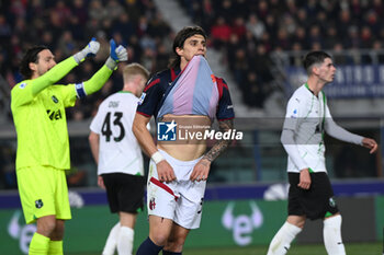 2024-02-03 - Riccardo Calafiori (Bologna Fc) disapponted after a good chance - BOLOGNA FC VS US SASSUOLO - ITALIAN SERIE A - SOCCER