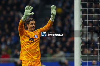 2024-02-04 - Yann Sommer of FC Internazionale gestures during Serie A 2023/24 football match between FC Internazionale and Juventus FC at Giuseppe Meazza Stadium, Milan, Italy on February 04, 2024 - INTER - FC INTERNAZIONALE VS JUVENTUS FC - ITALIAN SERIE A - SOCCER