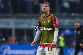 2024-02-04 - Kenan Yildiz of Juventus FC warms up during Serie A 2023/24 football match between FC Internazionale and Juventus FC at Giuseppe Meazza Stadium, Milan, Italy on February 04, 2024 - INTER - FC INTERNAZIONALE VS JUVENTUS FC - ITALIAN SERIE A - SOCCER