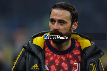 2024-02-04 - Carlo Pinsoglio of Juventus FC looks on during Serie A 2023/24 football match between FC Internazionale and Juventus FC at Giuseppe Meazza Stadium, Milan, Italy on February 04, 2024 - INTER - FC INTERNAZIONALE VS JUVENTUS FC - ITALIAN SERIE A - SOCCER