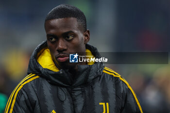 2024-02-04 - Timothy Weah of Juventus FC looks on during Serie A 2023/24 football match between FC Internazionale and Juventus FC at Giuseppe Meazza Stadium, Milan, Italy on February 04, 2024 - INTER - FC INTERNAZIONALE VS JUVENTUS FC - ITALIAN SERIE A - SOCCER