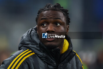 2024-02-04 - Joseph Nonge of Juventus FC looks on during Serie A 2023/24 football match between FC Internazionale and Juventus FC at Giuseppe Meazza Stadium, Milan, Italy on February 04, 2024 - INTER - FC INTERNAZIONALE VS JUVENTUS FC - ITALIAN SERIE A - SOCCER