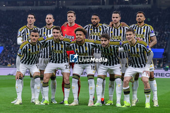 2024-02-04 - Juventus FC team line up during Serie A 2023/24 football match between FC Internazionale and Juventus FC at Giuseppe Meazza Stadium, Milan, Italy on February 04, 2024 - INTER - FC INTERNAZIONALE VS JUVENTUS FC - ITALIAN SERIE A - SOCCER