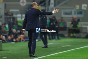 2024-02-04 - Massimiliano Allegri Head Coach of Juventus FC gestures during Serie A 2023/24 football match between FC Internazionale and Juventus FC at Giuseppe Meazza Stadium, Milan, Italy on February 04, 2024 - INTER - FC INTERNAZIONALE VS JUVENTUS FC - ITALIAN SERIE A - SOCCER