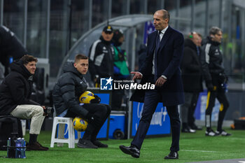 2024-02-04 - Massimiliano Allegri Head Coach of Juventus FC reacts during Serie A 2023/24 football match between FC Internazionale and Juventus FC at Giuseppe Meazza Stadium, Milan, Italy on February 04, 2024 - INTER - FC INTERNAZIONALE VS JUVENTUS FC - ITALIAN SERIE A - SOCCER