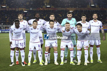 2024-02-02 - ACF Fiorentina line up - US LECCE VS ACF FIORENTINA - ITALIAN SERIE A - SOCCER